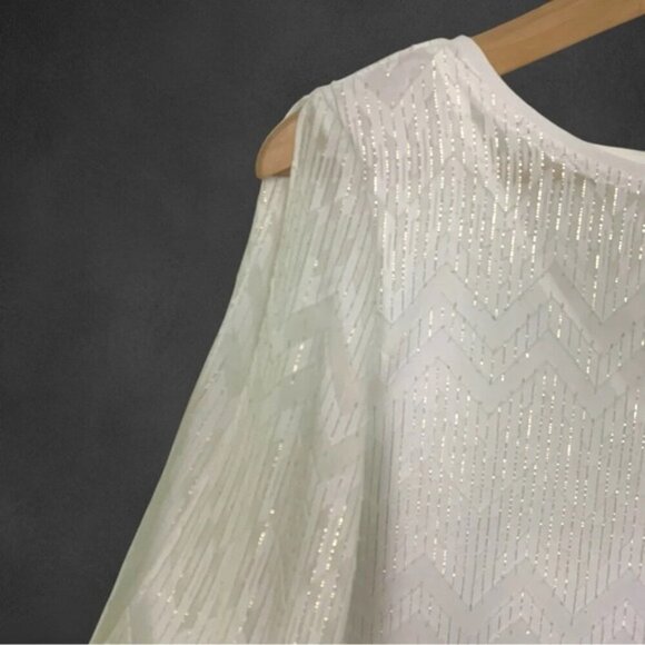 Joseph Ribkoff Chiffon Blouse - Picture 7 of 15